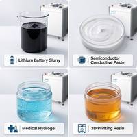 Pompe centrifuge planétaire sous vide à haute viscosité SMIDA, homogénéisateur de précision de laboratoire de table, mélangeur de pâte anti-mousse TMV-310T