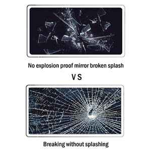 Espejo de Tocador Grande Rectangular para Baño con LED Inteligente Antivaho Montado en Pared Espejos Cuadrados sin Marco - Product Image 5