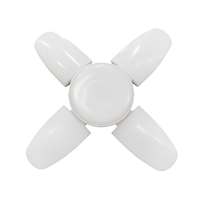 Ampoule LED E27 28W avec contrôle tactile, CRI 80, design pliable, alimentation CA pour usage domestique