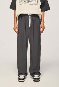 Pantalon décontracté pour homme, style grid, séchage rapide, effet climatisant, haute élasticité et sensation de fraîcheur - Product Image 5