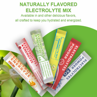 Mélange quotidien pour boisson en poudre d'électrolyte sans sucre variété originale 30 sachets d'hydratation Keto Friendly Vegan sans OGM