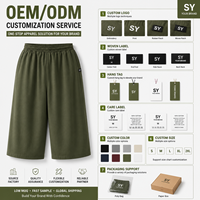 Pantalon large pour homme avec logo personnalisé, taille élastique, mélange de coton, coupe ample, pantalon décontracté