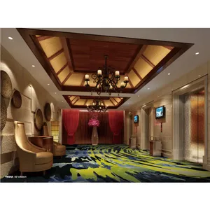 Komersial ruang perjamuan koridor ruang tamu dinding ke dinding karpet mewah Hotel axilah karpet