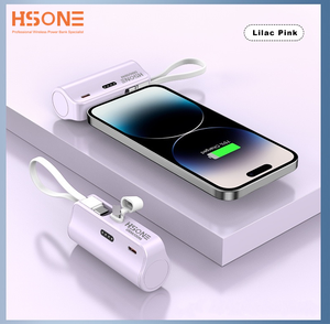 Cargador Portátil Mini Capsule de 10000 mAh con Carga Rápida PD de 22.5 W, Manos Libres, con Cable, Soporte para Teléfono y Pantalla Digital - Product Image 2