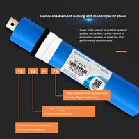 Filtre à membrane RO manuel authentique Time Walton Huitong, osmose inverse 1L/min, élimine le calcaire, système de filtration d'eau