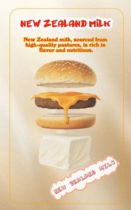 Helado Suave Estilo Hamburguesa Abink (<span class=keywords><strong>Precio</strong></span> de Fábrica). Sabor a Té de Huevo, Empaquetado en Bolsa, Listo para Comer. - Product Image 4