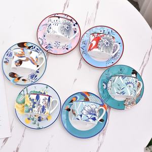 Vente en gros de vaisselle en porcelaine fine de style européen, luxe léger, créative, écologique, pour restaurant, goûter - Product Image 2