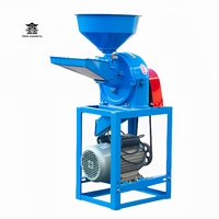 Machine à moudre la farine réglable, broyeur d'aliments multifonctionnel pour maïs, blé, riz