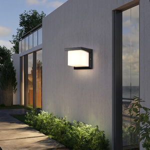 Gepu 12W <b>LED</b> Outdoor Wall <b>Light</b> <b>Square</b> Aluminum Waterproof for Courtyard Front Door - Product Image 3