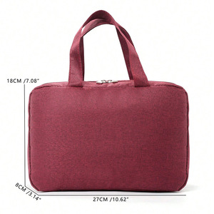 Bolsa de Maquillaje Plegable Resistente al Agua, Bolsa de Aseo Colgante de Viaje para Mujer - Product Image 6