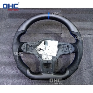Volante Personalizado de Fibra de Carbono Real con Cuero Perforado/Alcantara para VOLKSWAGEN VW MK7 MK 7.5 GOLF <span class=keywords><strong>GTI</strong></span> 2013-2020 - Product Image 3