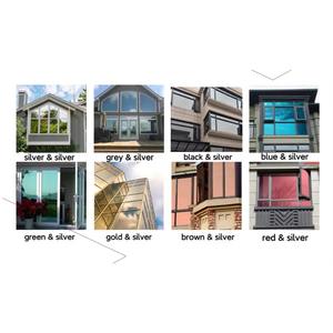 Film de fenêtre miroir unidirectionnel moderne en PET avec protection de la vie privée et anti-UV, isolation thermique 1,52x30m pour la décoration des bâtiments - Product Image 6