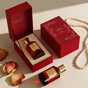 Flacone di Profumo in Vetro Ricaricabile di Lusso Personalizzato, Vuoto, 30ml 50ml 100ml, Cilindrico, Portatile, con Tappo Dorato - Product Image 1