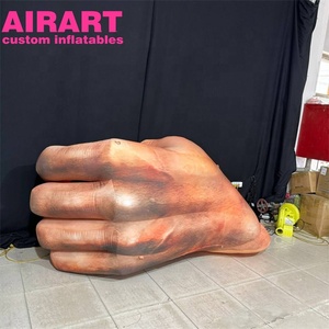 مخصصة مخيفة قابلة للنفخ يد الوحش هالويين أظافر طويلة قابلة للنفخ يد زومبي الدموية - Product Image 6