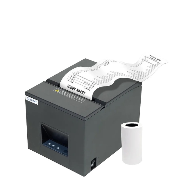 Xprinter T837 USB LAN Thermal Receipt Printer 80mm Ticket POS Mini Printer for Restaurant and Supermarket Cashier in Stock