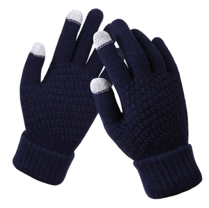 Men Women Winter Ski <b>Gloves</b> Warm Full Finger Jacquard Breathable Windproof Polyester Blend Elastic <b>Touchscreen</b> Cycling Sports - Product Image 6