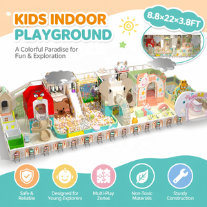 Fast Installation <b>Indoor</b> Playground Soft Play with <b>Slide</b> for New Playground Business Startup - Product Image 1