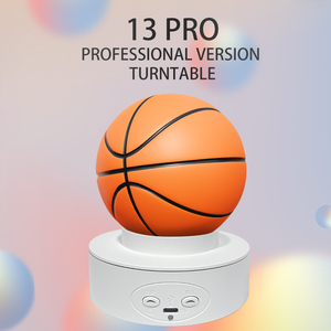 智能360度电子旋转显示器树脂足球收藏品转盘增强型展示架 - Product Image 2