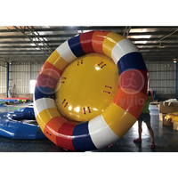 Summer Outdoor Sport Gonflable Water Rotating Boat Towables Tube Lake Sea Flying Disco Boat for Water Entertainment