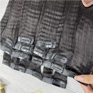 Extensiones de Cabello Vietnamita de Alta Calidad con Clip, 100% Remy Real, Sin Costuras, Lacio Rizado, Cutícula Alineada - Product Image 2