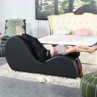 Chaise longue de qualité supérieure pour le yoga, l'étirement, en similicuir, design ergonomique, chaise longue en similicuir