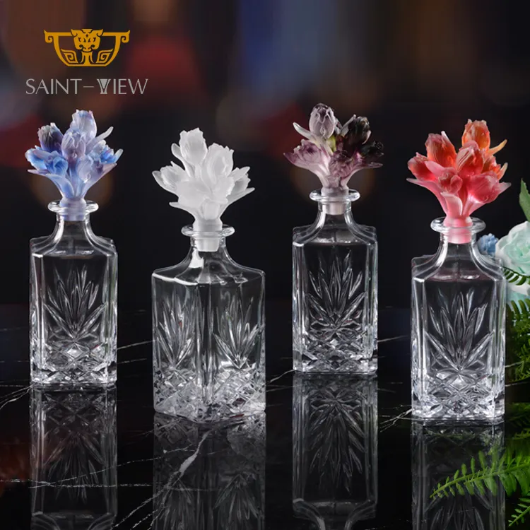 Unique Tulip Floral Attar Ornament Creative Perfume Bottle Stopper Manufacturers