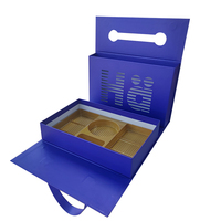 Boîte d'emballage pour gâteaux en plastique de qualité alimentaire STPP avec insert, pour emballage cadeau de biscuits, avec séparateur en PVC, design exquis