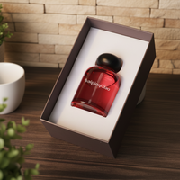 Vente en gros de flacons de diffuseur d'huile parfumée en verre de 100, 120, 150, 200 ml, flacon de diffuseur d'ambiance rond de luxe avec boîte