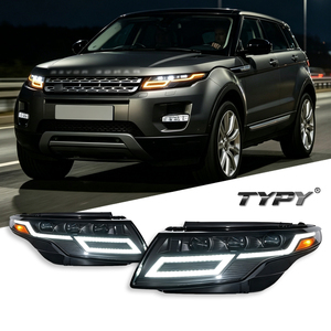Faros delanteros TYPY para Land Rover Range Rover Evoque 2012-2018 para la instalación de nuevas luces diurnas LED e intermitentes secuenciales - Product Image 1
