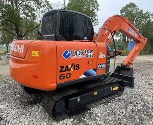 Miniexcavadora Usada Original Japonesa Hitachi ZX60, Excavadora Hidráulica de 6 Toneladas, Pocas Horas de Trabajo, Buen Estado, Para Exportación - Product Image 2