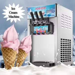 Machine à crème glacée commerciale Machine à crème glacée Machine à crème glacée molle Mini prix de la machine