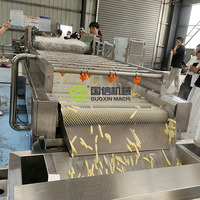 Productielijn voor het frituren en invriezen van aardappelchips, machine voor het maken van frieten, apparatuur voor het frituren van diepvriesfrieten