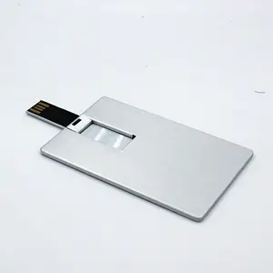 wholesale 4gb 8gb 16gb ID Card Business name Card type USB Flash Drive high speed Metal VIP card usb pendrive