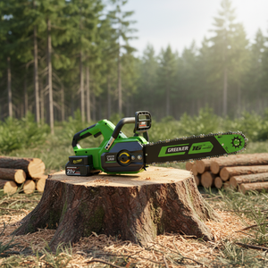 <span class=keywords><strong>Scie</strong></span> électrique miniature <span class=keywords><strong>rechargeable</strong></span>, outil de coupe d'arbres haute puissance à batterie lithium haute capacité pour le bois, utilisation domestique - Product Image 2