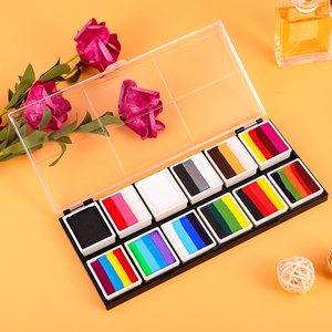 Kit professionale per la pittura del viso per bambini pittura del corpo con attivazione dell'acqua per truccatore di Halloween - Product Image 5