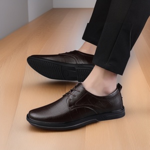 Nouvelle Collection Printemps 2026 – Chaussures Décontractées à Enfiler en Cuir Véritable pour Hommes Grandes Tailles – Livraison Directe - Product Image 2