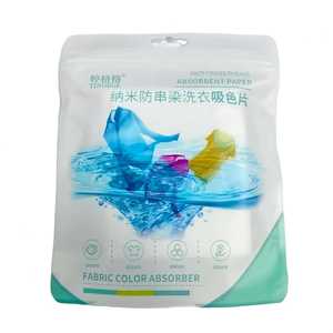 Zhengyan Fabric Color Absorber Sheets 50Pcs 10x12cm Anti Color Bleeding Laundry Use - Product Image 2