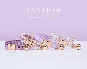 Algodón con campana, juego de gatito personalizado, juego de correa de cachorro personalizado, collar de gato no separable para regalo de mascotas - Product Image 5