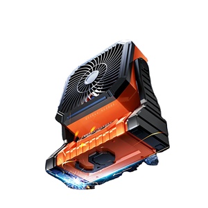 Ventilador Portátil Recargable de 4 Velocidades con Banco de Energía y Luz LED para Viajes de Camping - Product Image 1
