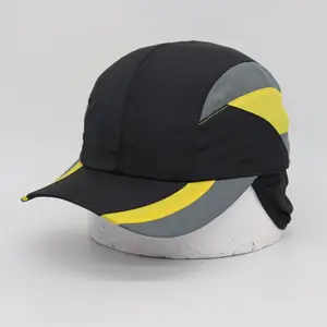 winter waterproof outdoor snow ski sports 3 tones solid splicing rib-stop baseball caps with ear flap cover protection