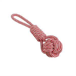 เชือกคอตตอนถักแบบใหม่เชือกลากจูงลิงสงคราม <span class=keywords><strong>tist</strong></span> สุนัขของเล่น - Product Image 1