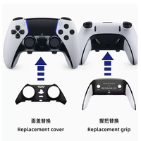 Accessoires de jeu, coque de protection pour manette PS5 Edge Elite, coque inférieure, pièces de réparation DIY, kit de remplacement
