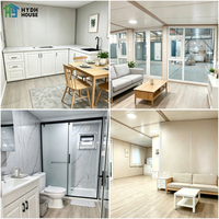 Casa Contenedor Móvil de 20 pies con Certificación CE HYDH - Oficina Prefabricada, Taller, Ensamblaje Rápido, Edificio de Oficinas con Paneles Sándwich de Acero