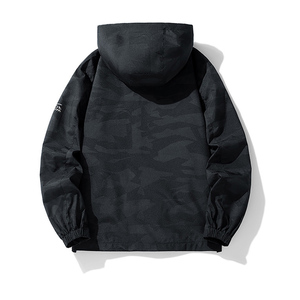 Veste de couleur unie pour l'automne et l'hiver, veste de sport respirante pour l'extérieur, manteau de pêche et d'alpinisme Joker, veste imperméable à la mode - Product Image 5