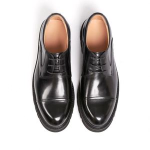 Nouvelles Chaussures de Mariage pour Hommes 2024 – Modèle Pointu en Cuir à Lacets, Plates, Idéales pour Tenues Formelles et Professionnelles Toute l'Année - Product Image 3