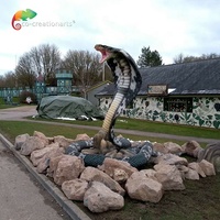 Équipement de parc à thème d'extérieur, décoration 3D d'animal astronomique