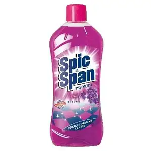 DÉTERGENT À PLANCHER SPIC & SPAN 1 LT. BLACK ORCHID Nettoyant Liquide Lavage des sols Bouteille en plastique Boîte 33 1 Litre Spic & span Durable