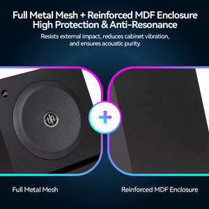 Loa siêu trầm chuyên nghiệp Pure M10SUB 10 inch, loa trầm sợi thủy tinh, cấp chuyên nghiệp cho amply XLR/TRS/RCA, máy tính, rạp hát gia đình, phòng thu - Product Image 3