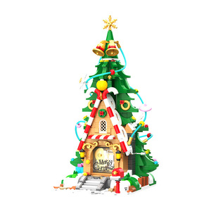 Bloques de Construcción de Casa del Árbol de Navidad de Jaki, 200-400 Piezas, Juguete DIY para Niños de 7 a 14 Años, Regalo - Product Image 5