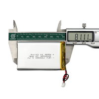 Batterie LiPo Ion UFX 755080 3.7V 4000mAh en gros, cellules de batterie polymère au lithium OEM pour produits électroniques